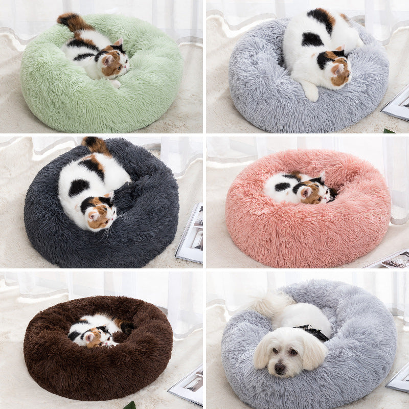 Lit Douillet pour Animaux - Nid d’Hiver Chaud pour Chats et Petits Chiens