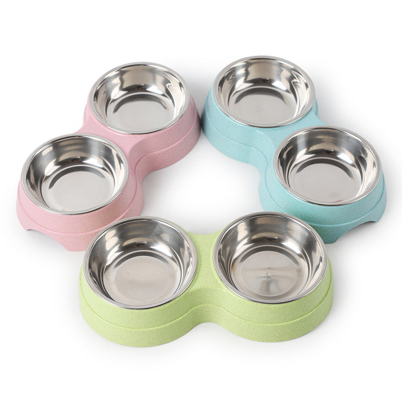 Double Gamelle 2-en-1 pour Chiens et Chats - Alimentation et Hydratation