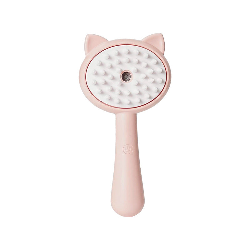 Brosse Électrique Anti-Poils pour Animaux - Design Oreilles de Chat