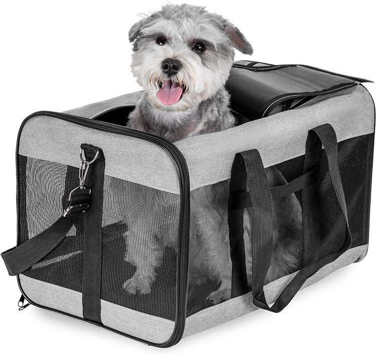 Sac de Transport Pliable et Respirant pour Chiens et Chats - Voyage et Sorties